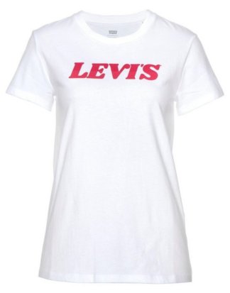 Levi's® T-Shirt "Retro-Stripe" Angesagter Flock-Print